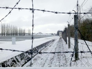 Der Todeszaun im Konzentrationslager Dachau